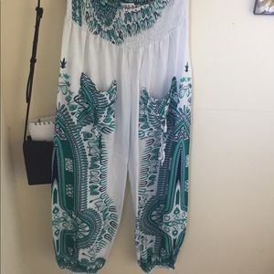 loose colorful bohemian pants